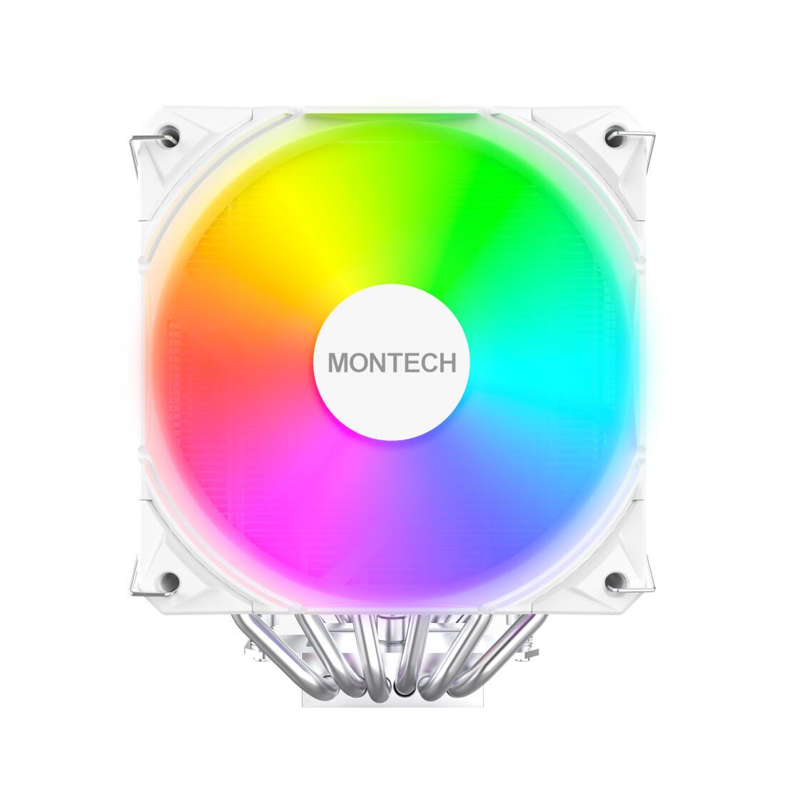 Montech CPU cooler NX600 ARGB (NX600) ARGB (W) White