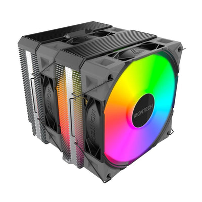Montech CPU cooler NX600 ARGB (NX600) ARGB (B) Black