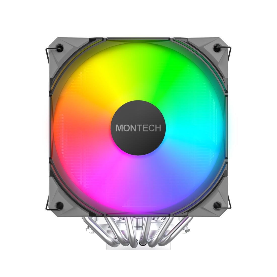 Montech CPU cooler NX600 ARGB (NX600) ARGB (B) Black
