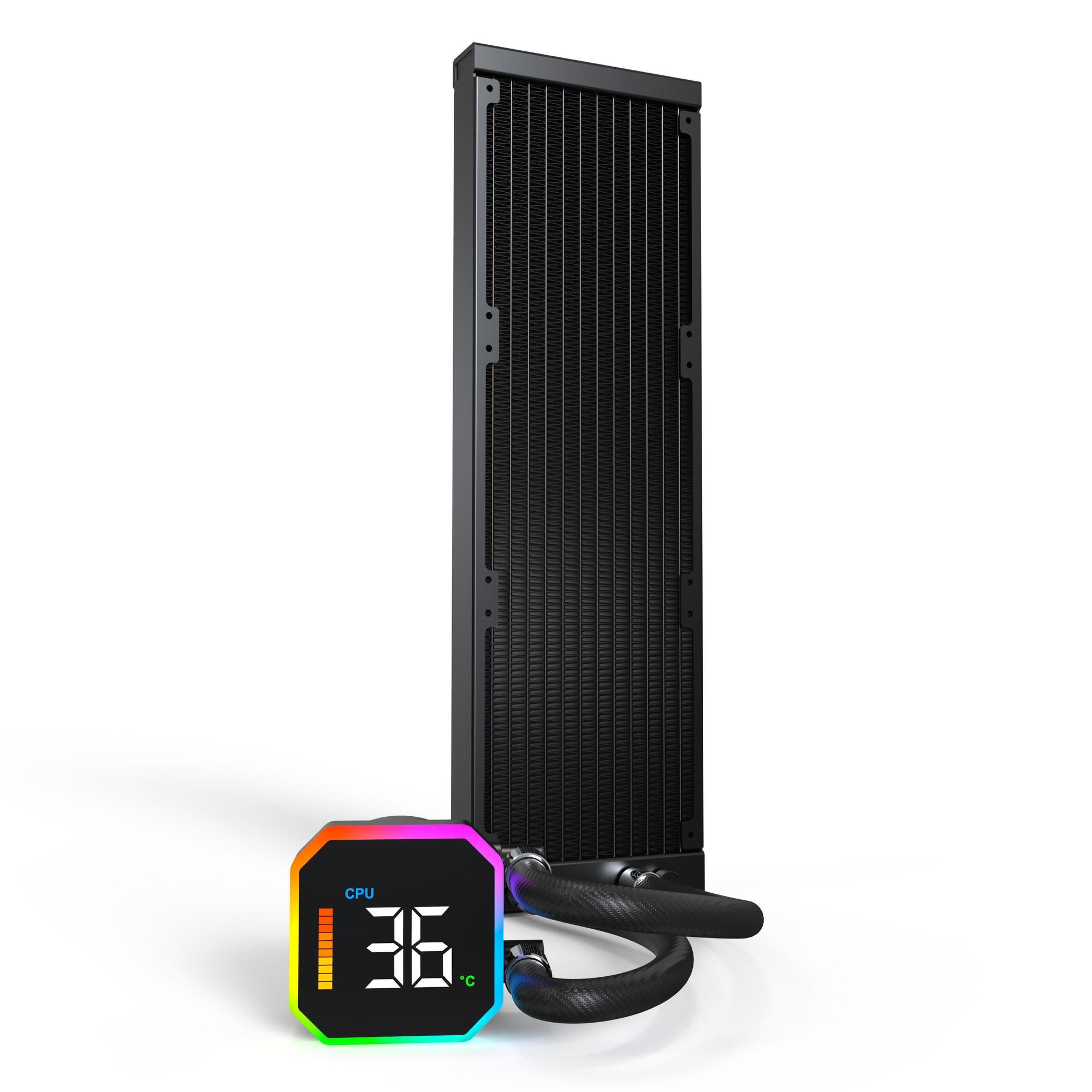 Montech Water cooling HyperFlow Digital 360 (HYPERFLOW) DIGITAL 360 (B) Black XL