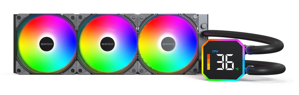 Montech Water cooling HyperFlow Digital 360 (HYPERFLOW) DIGITAL 360 (B) Black XL