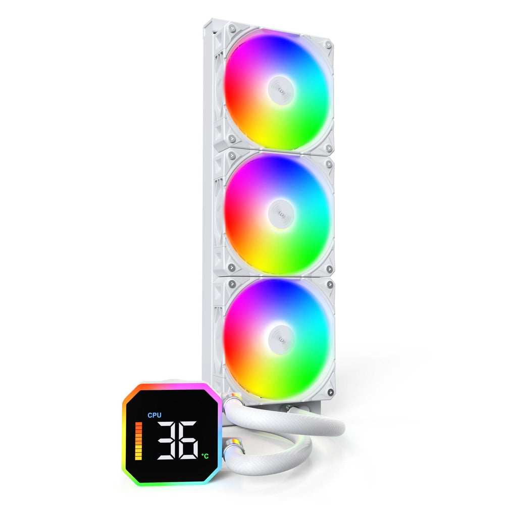 Montech Water cooling HyperFlow Digital 360 (HYPERFLOW) DIGITAL 360 (W) White XL