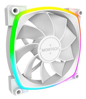 Montech Fan RX120 (RX120) 3 IN 1 PACK (W) White 3-Pack