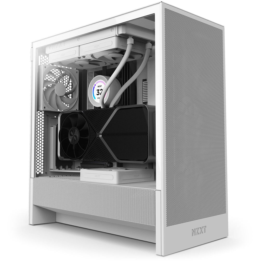 NZXT PC case H series H5 Flow (CC-H52FW-01) White