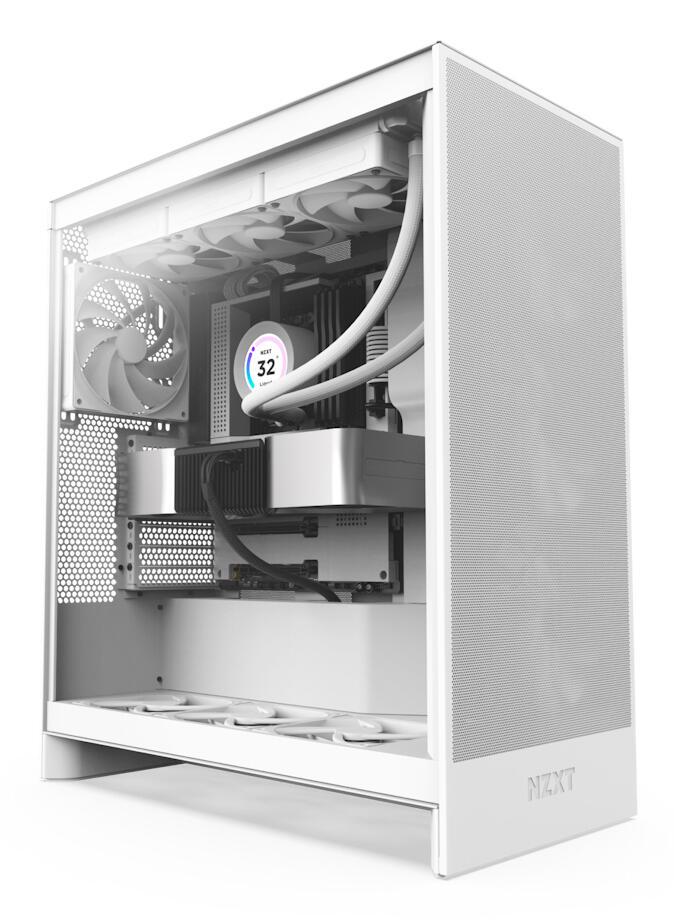 NZXT PC case H series H7 Flow (CM-H72FW-01) White