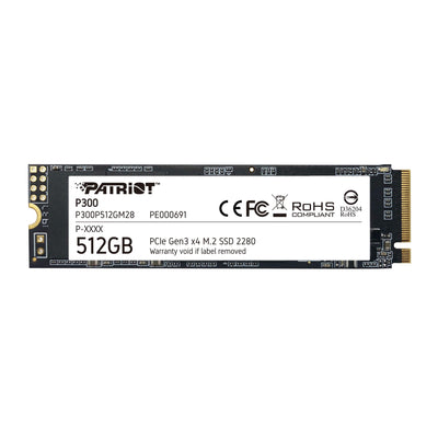 Patriot Memory M.2 SSD P300 512GB (P300P512GM28) White, black