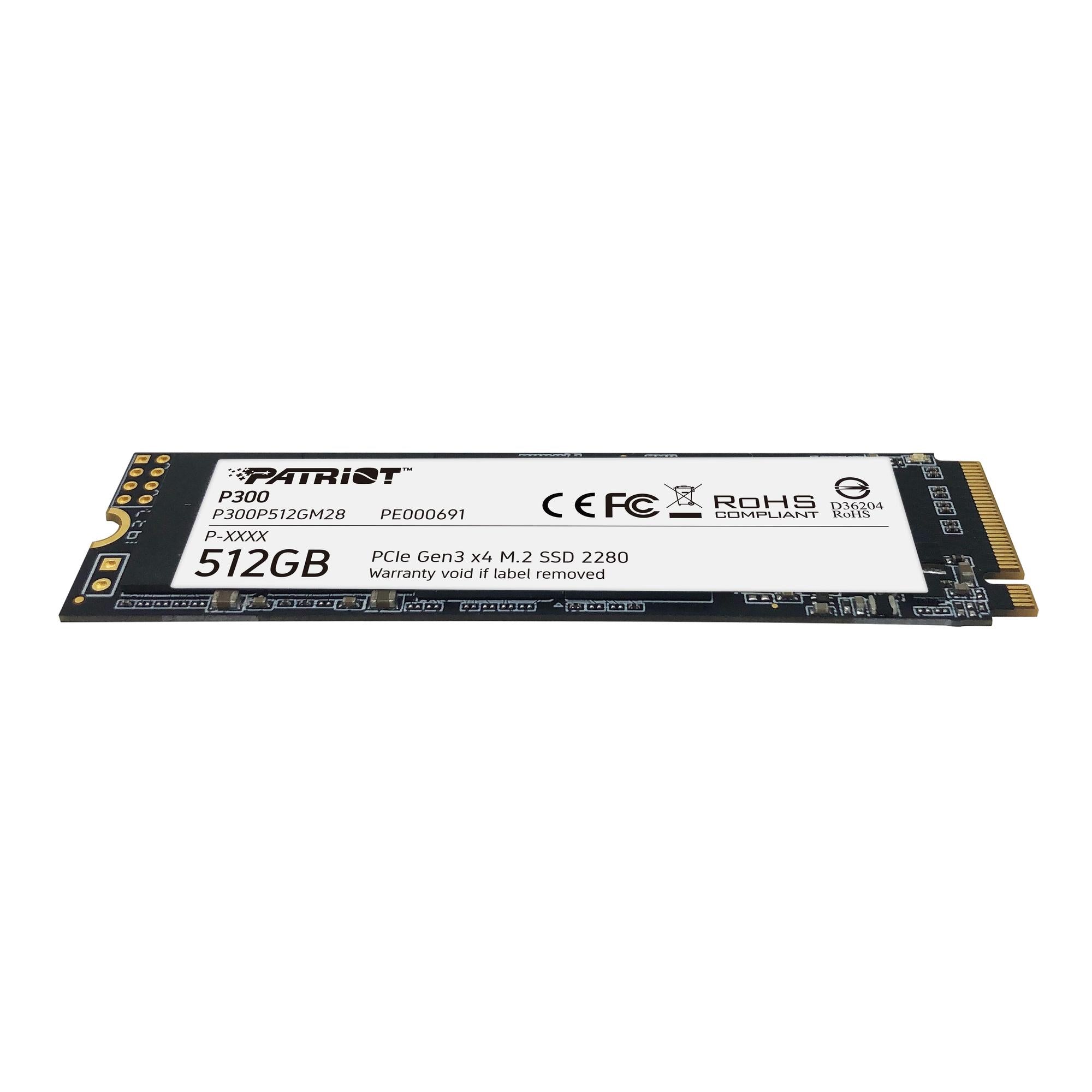 Patriot Memory M.2 SSD P300 512GB (P300P512GM28) White, black