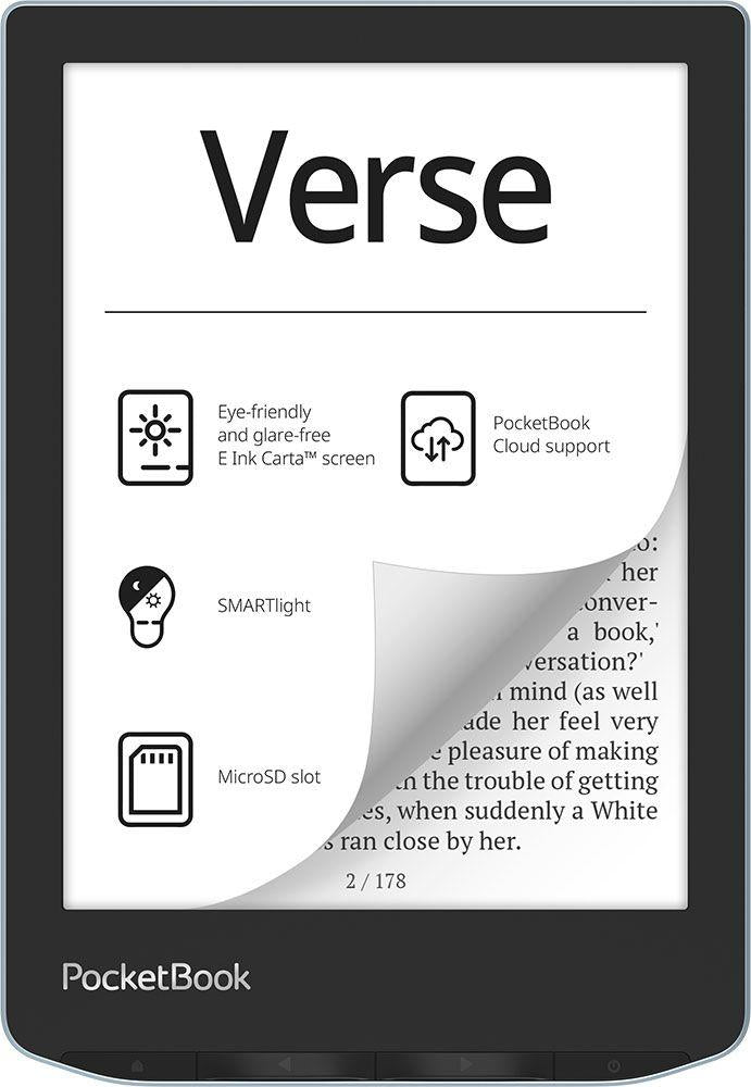 PocketBook eBook reader Verse EU (PB629-2-WW) Black, blue S