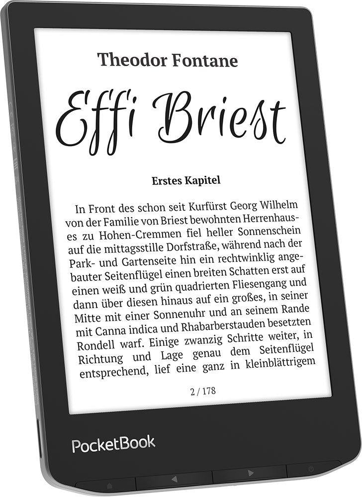 PocketBook eBook reader Verse EU (PB629-M-WW) Black, silver S