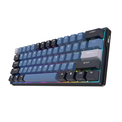 Royal Kludge RK61 Plus Tri-Mod RGB Hot-Swap Mehanička Tastatura Indigo, Sky Cyan Prekidač