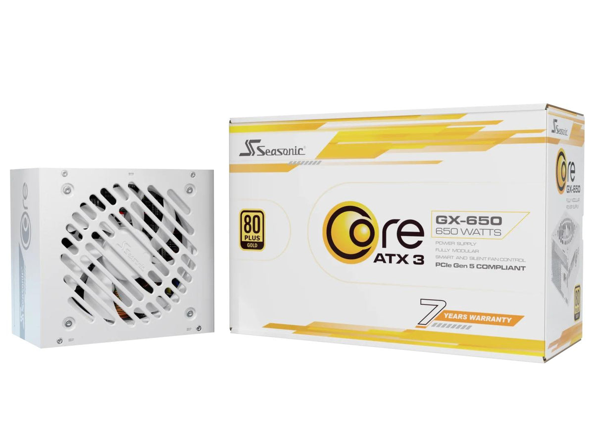 Seasonic PC power supply unit Core GX-650 V2 (SRP-CGX651-A5A32SF-W) White