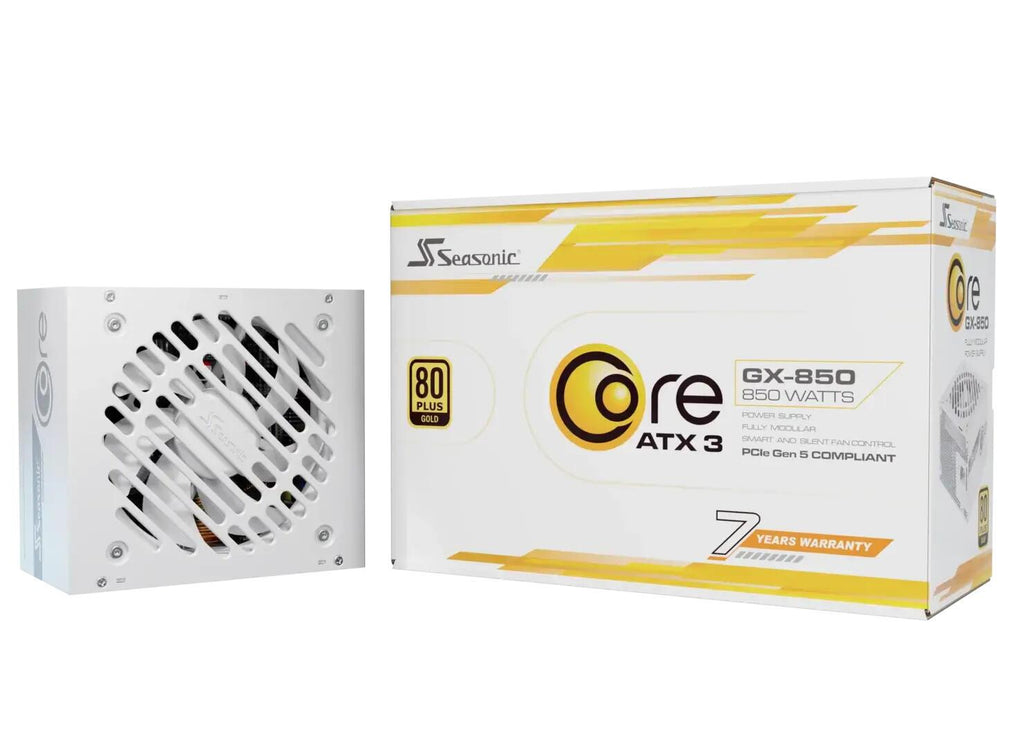 Seasonic PC power supply unit Core GX-850 V2 (SRP-CGX851-A5A32SF-W) White