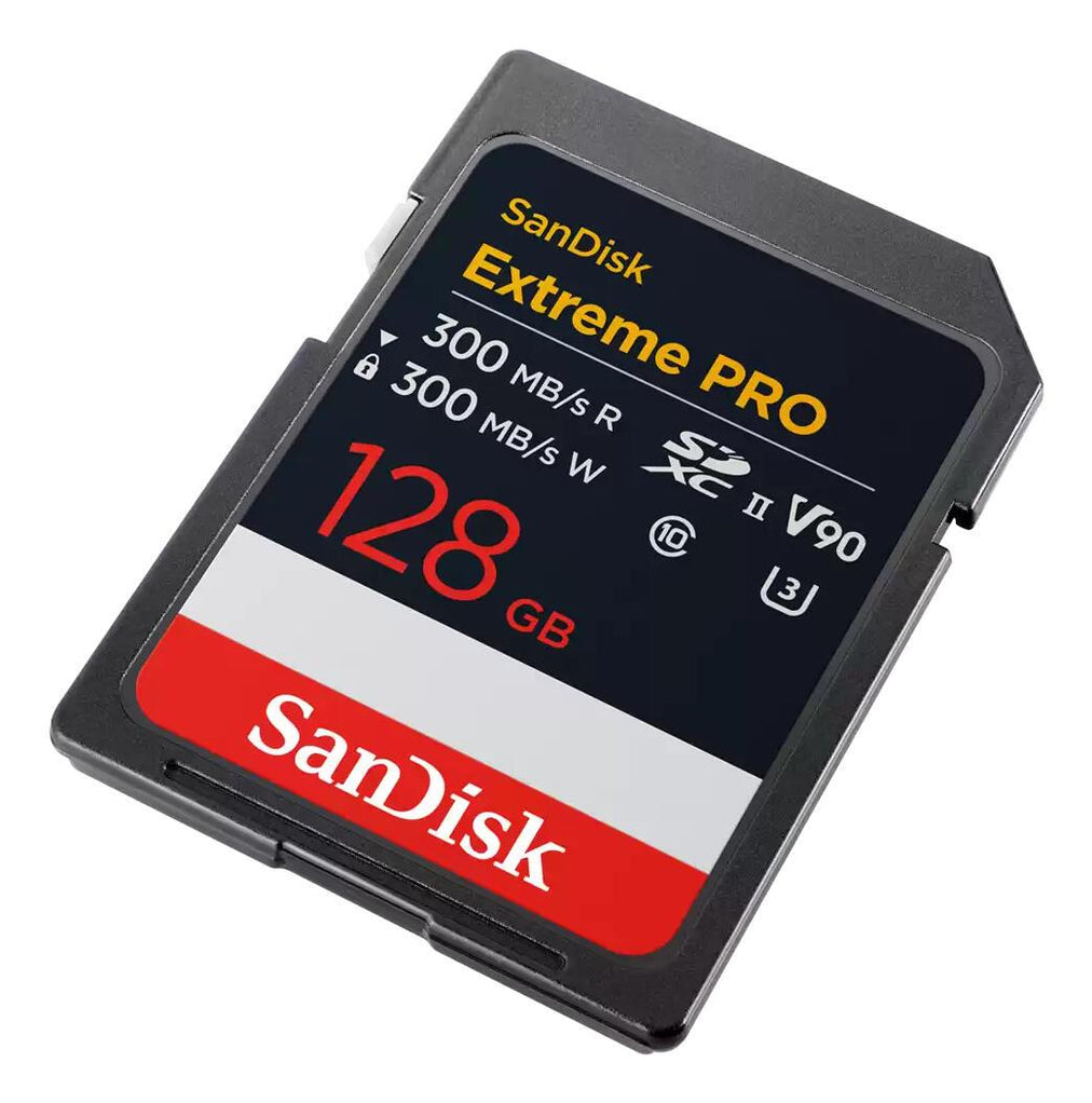 SanDisk SD card Extreme Pro 128GB V90 (SDSDXDM-128G-GN4IN) Black