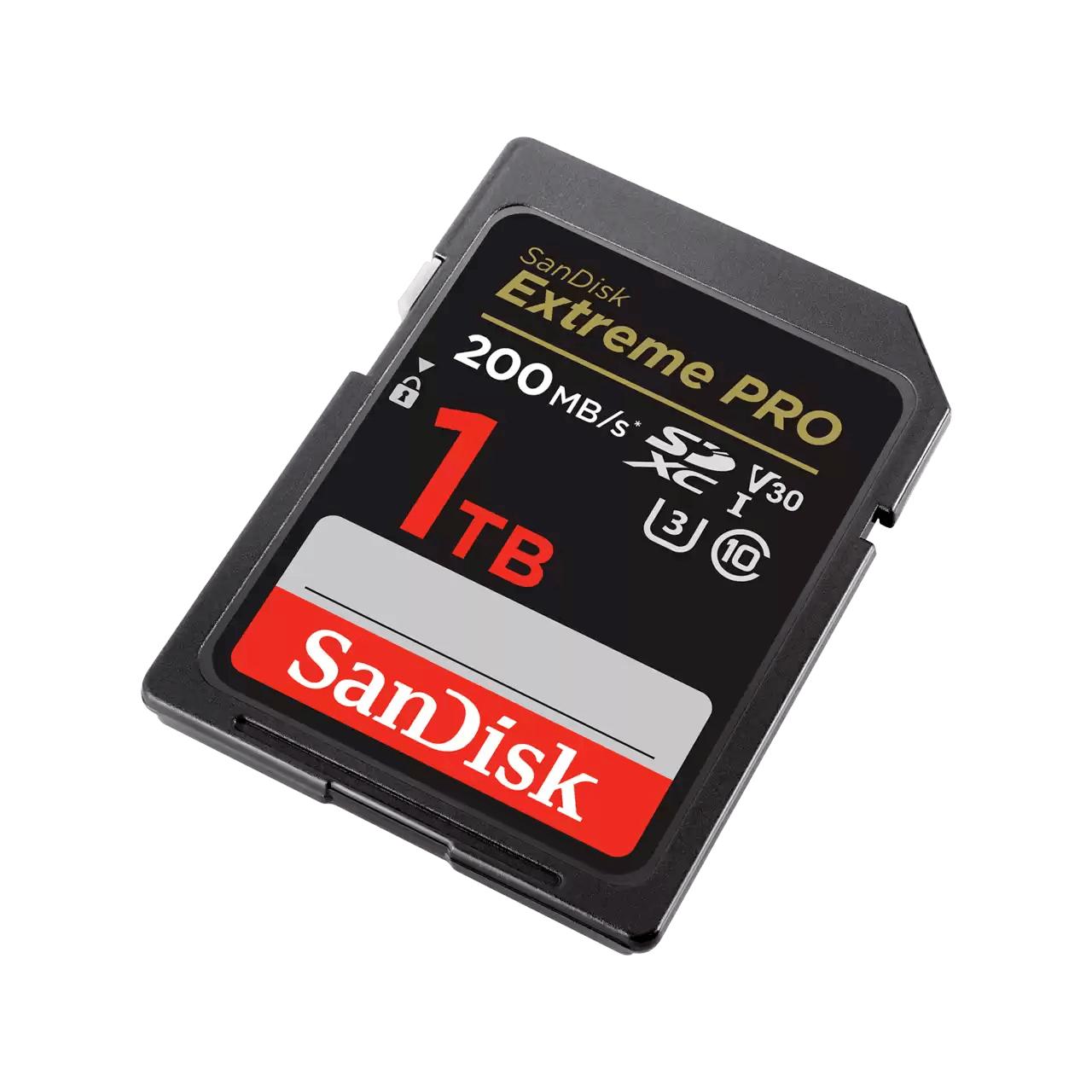 SanDisk SD card Extreme Pro 1TB V30 (SDSDXXD-1T00-GN4IN) Black