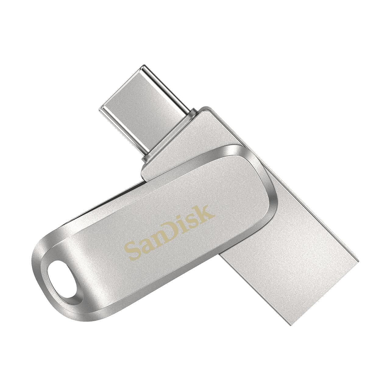 SanDisk USB stick Ultra Dual Drive Luxe 64GB (SDDDC4-064G-G46) Stainless steel