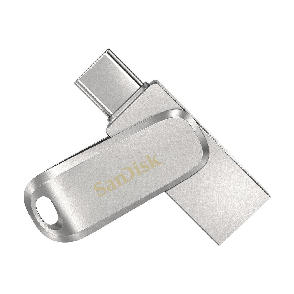 SanDisk USB stick Ultra Dual Drive Luxe 64GB (SDDDC4-064G-G46) Stainless steel