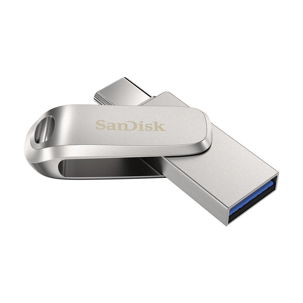 SanDisk USB stick Ultra Dual Drive Luxe 64GB (SDDDC4-064G-G46) Stainless steel