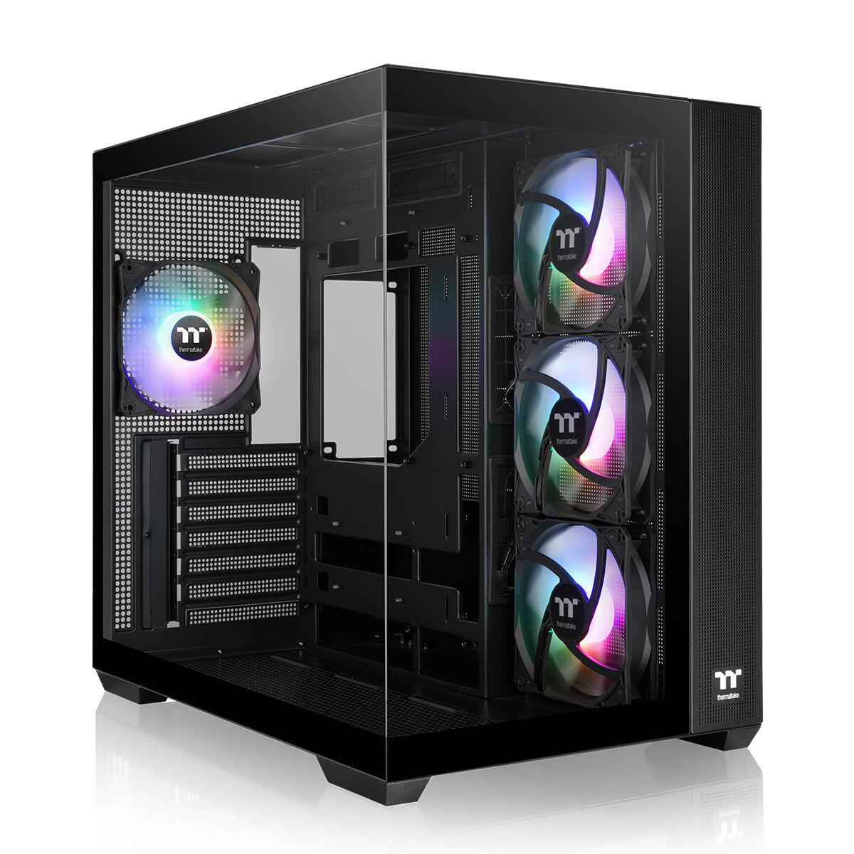 Thermaltake PC case View 380 TG ARGB (CA-1Z2-00M1WN-00) Black