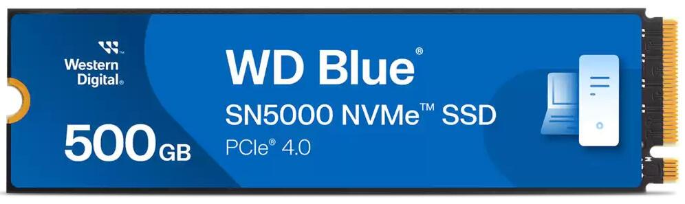 Western Digital M.2 SSD Blue SN5000 500GB (WDS500G4B0E-00CNZ0) Blue