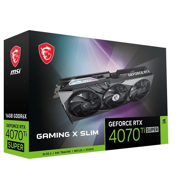 MSI 16GB RTX4070 Ti SUPER 16G GAMING X SLIM