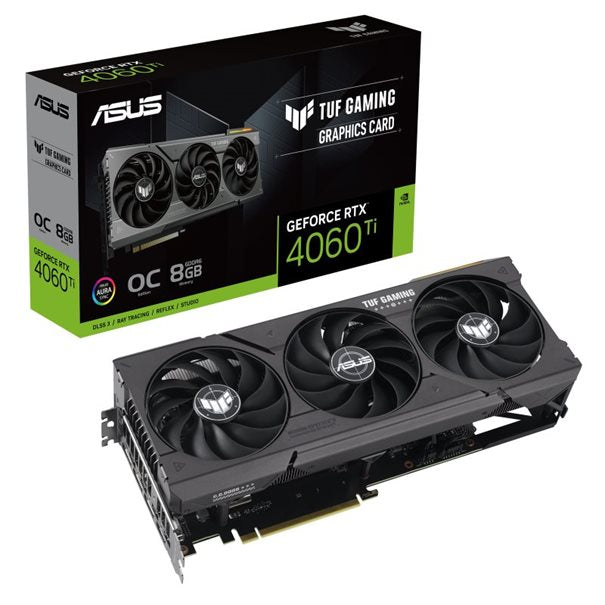 ASUS VGA 8GB RTX4060TI TUF-O8G-GAMING 3xDP/2xHDMI TUF-RTX4060TI-O8G-GAMING