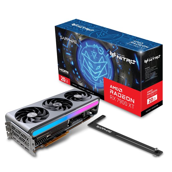 Sapphire VGA 20GB RX7900XT NITRO+ OC VAPOR-X 2xHDMI/2xDP NITRO+ AMD RADEON RX7900 XT GAMING OC VAPOR-X 20GB