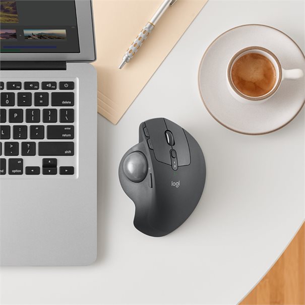 Logitech Trackball MX ERGO Wireless Ergonomic black  20° Vertikal