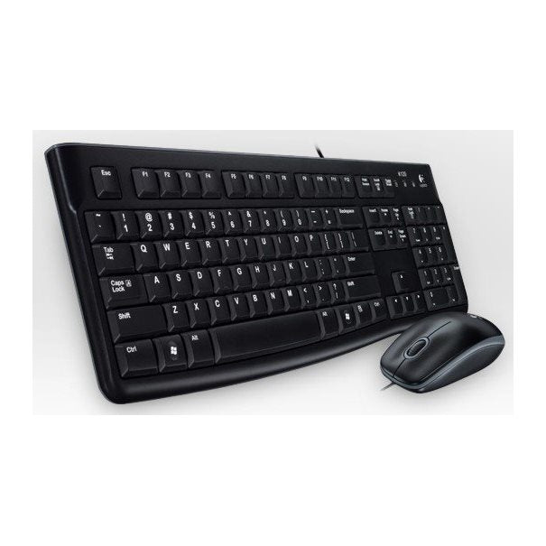 Logitech Desktop MK120 [US/EU] black  EMEA