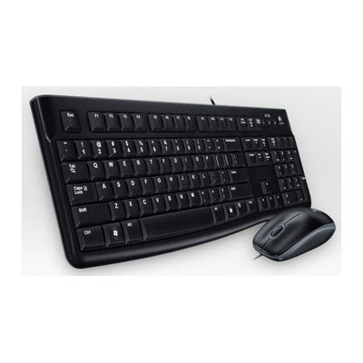 Logitech Desktop MK120 [US/EU] black  EMEA
