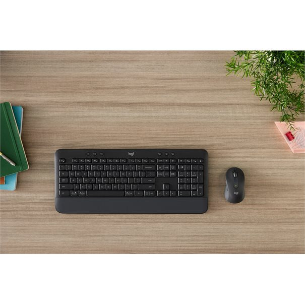 Logitech Desktop MK650 Signature BOLT [US] black BT Mouse: Signature M650 for Busi. (400–4000 DPI)